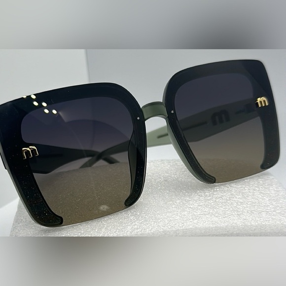 Oversized Square Sunglasses, Gradient Lens, UV Protection, M\